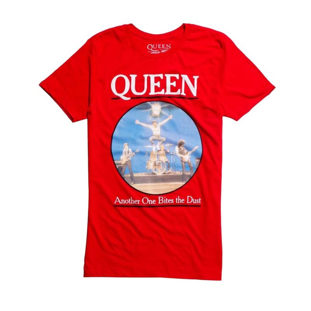 Queen Childrens/Kids Another Bites The Dust T-Shirt / Red